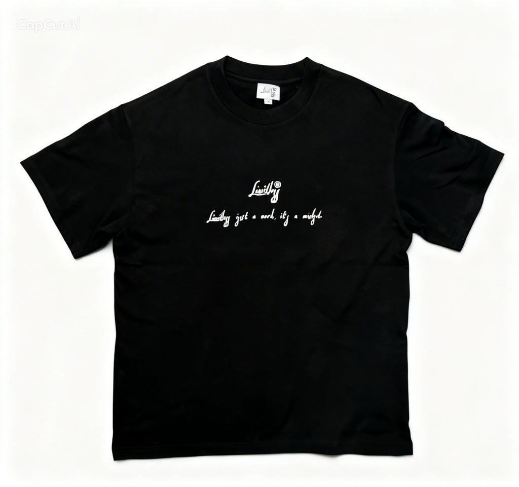 LIMITLESS Arabic Flavor T-SHIRT Black