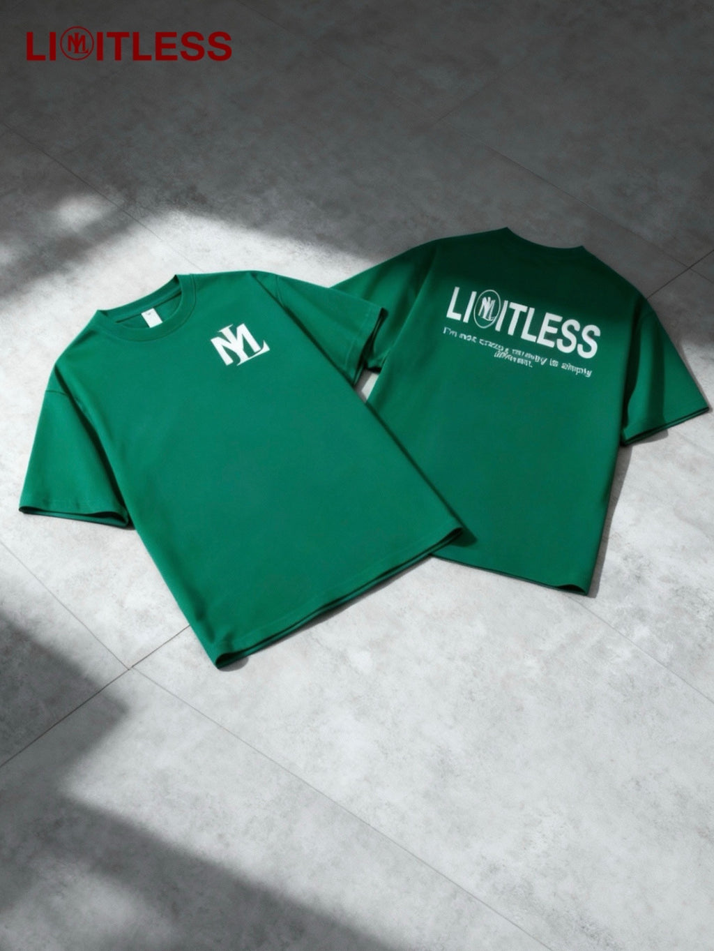 LIMITLESS BAGGY FIT T-SHIRT Green