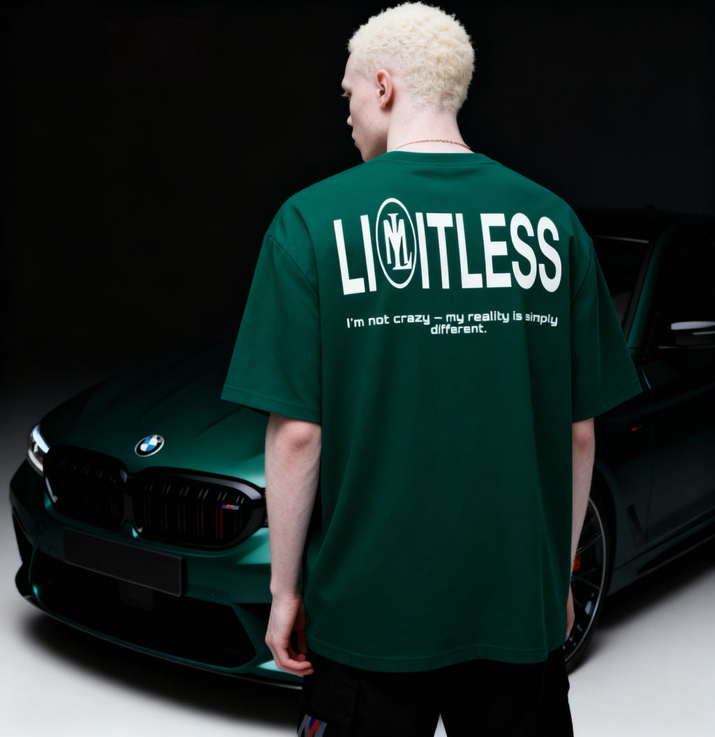 LIMITLESS BAGGY FIT T-SHIRT Green